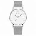 Minimalist Silver Timepiece