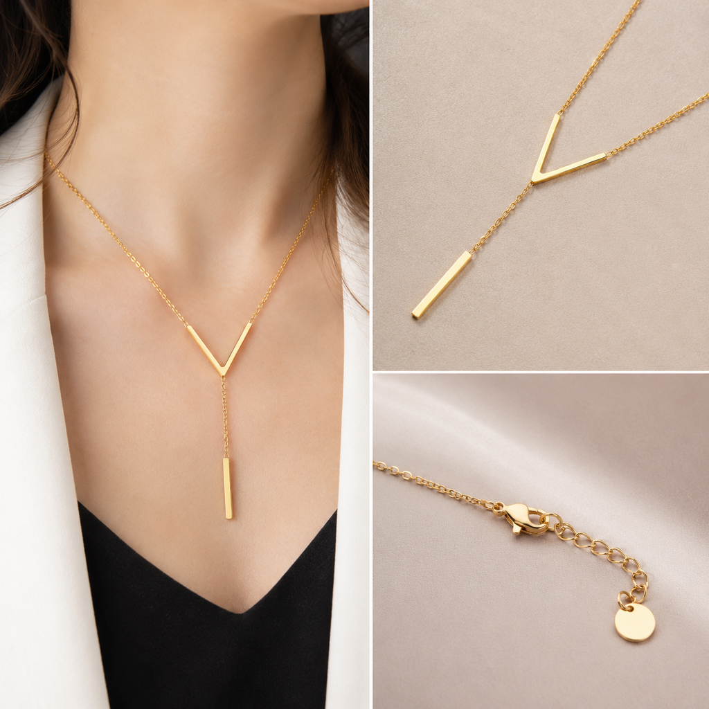 Women's Gold Necklace Aveline