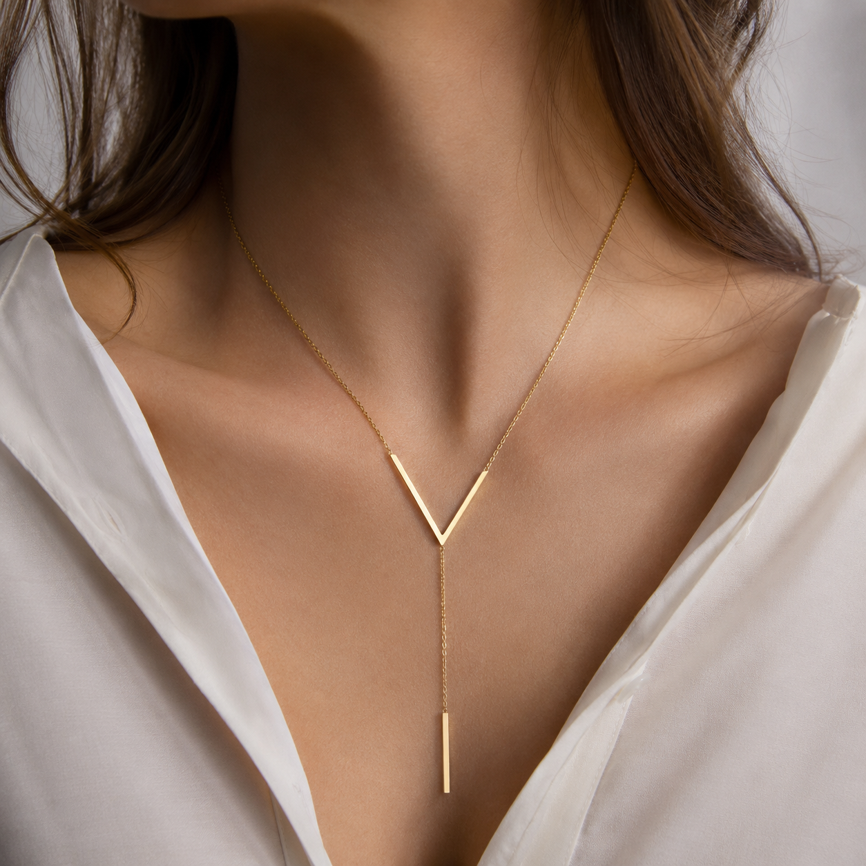 Women's Gold Necklace Aveline